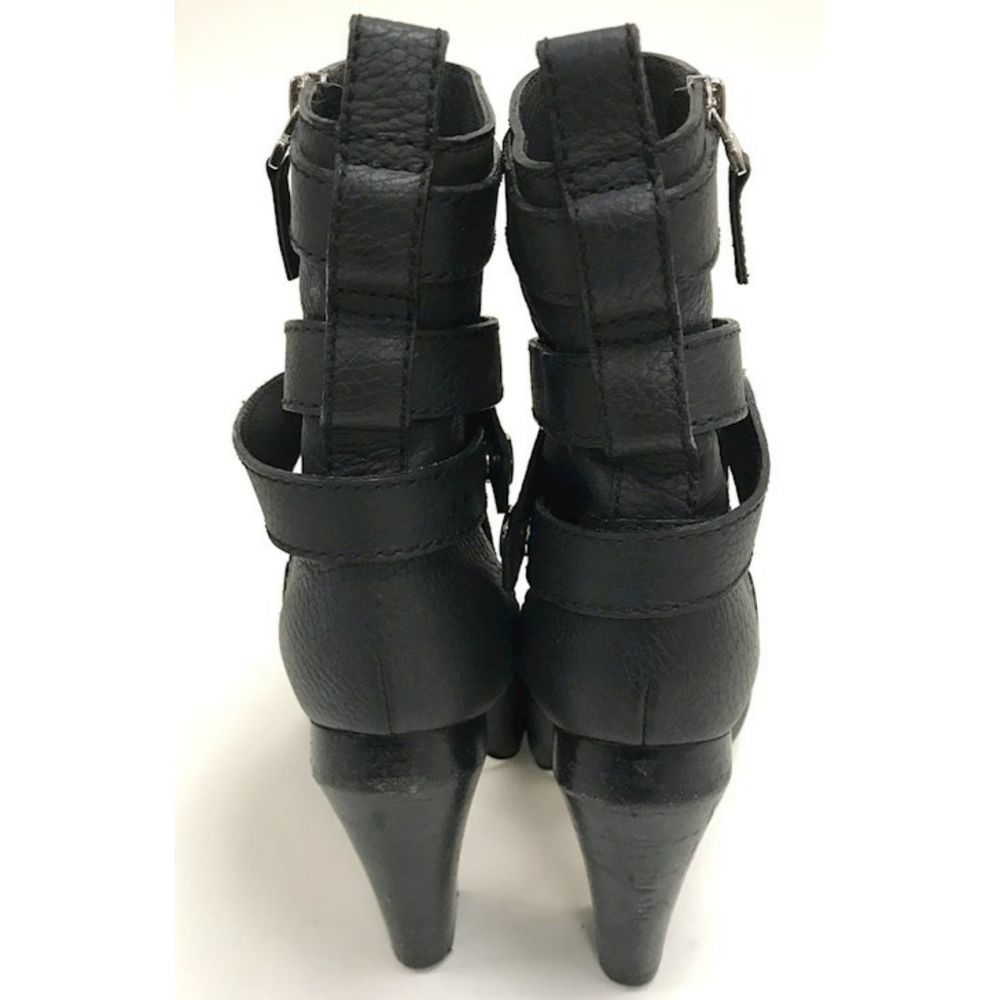 FENDI Black Leather Wrap Boots/Booties‎ 34.5 - Picture 9 of 15